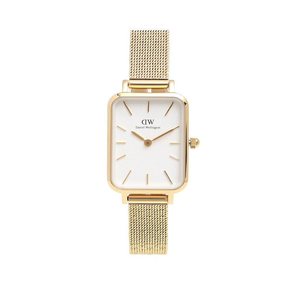DANIEL WELLINGTON DANIEL WELLINGTON WATCH QUADRO PRESSED EVERGOLD DW00100556 GOLD WHITE