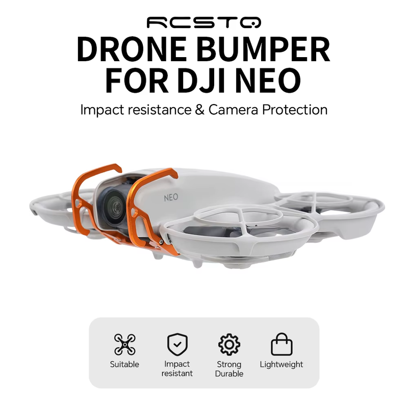 RCSTQ For Neo Drone Gimbal Camera Lens Anti-collision Bumper Protective Bar Alu