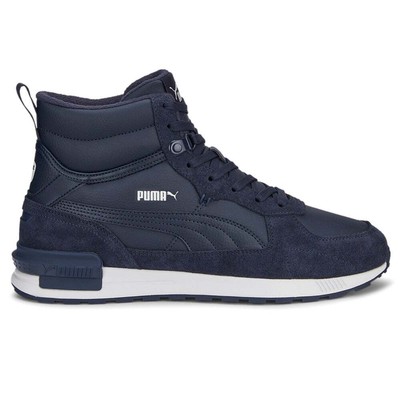 

Мужские синие кроссовки Puma Graviton Mid Lace Up Повседневная обувь 38320405, Синий, Puma Graviton Mid Lace Up