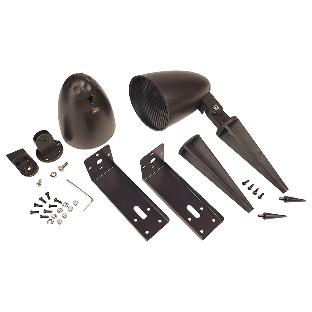 OSD Forza 8" Outdoor Omni Subwoofer & LS2 Outdoor Satellite Speaker Pair Bundle