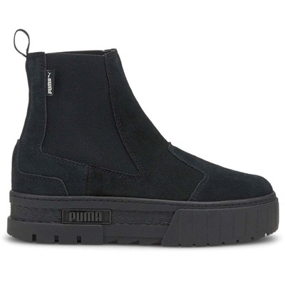 

Женские черные повседневные ботинки Puma Mayze Suede Platform Chelsea 38282901, Черный, Puma Mayze Suede Platform Chelsea