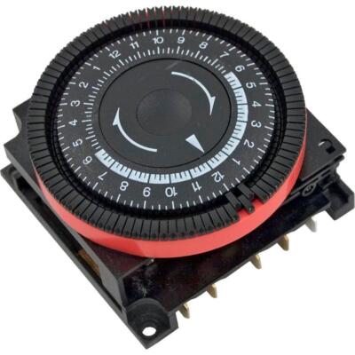 Diehl 24 hr Spa Timer, SPDT 120V, 5-Term Red Panel Mount (TA4079)
