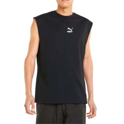 

Мужская майка Puma Classics Relaxed Черная 533571-01, Черный, Puma Classics Relaxed Tank Top