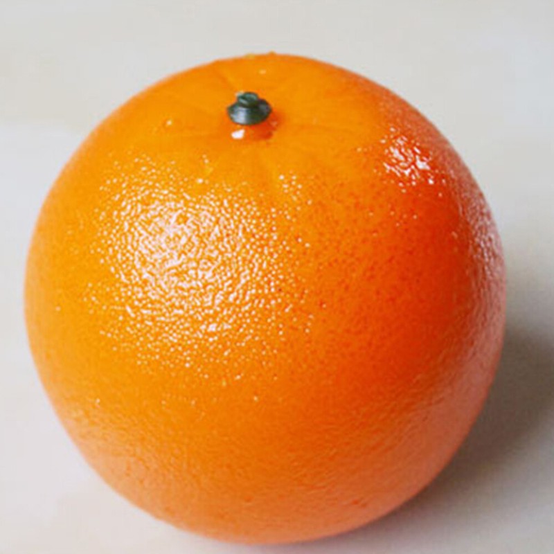  6 Pcs Simulation Orange Faire Semblant De Jouer Artificiel Mousse Rembourrage