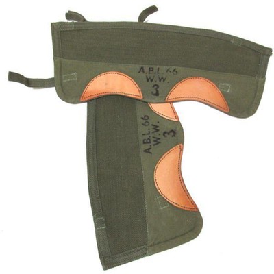 Vintage Belgian Army Gaiters PAIR - Heavy Duty Canvas