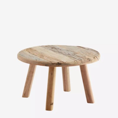 Coffee Table Wooden Recycled 60x35 cm by Madam Stoltz