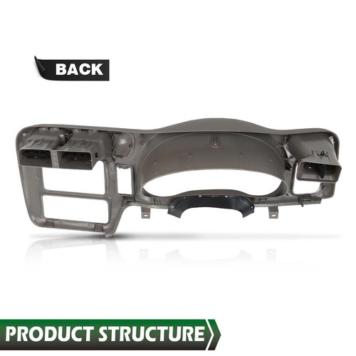 Fit For 98-05 Chevy S10 Blazer Jimmy Sonoma Double Din Dash Radio Cluster Bezel