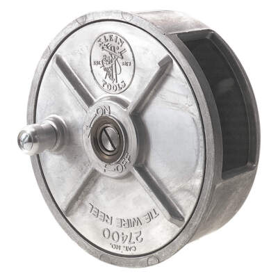 KLEIN TOOLS 27400 Tie Wire Reel,Aluminum,Silver 335D47