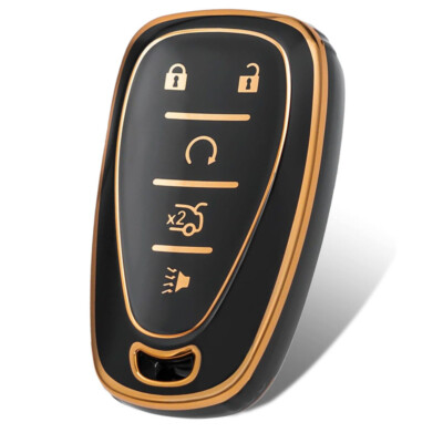 OFFCURVE Car Remote Key Fob Cover Shell Case For Chevrolet Camaro Malibu Cruze