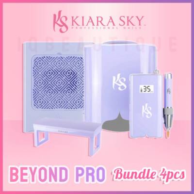 Kiara Sky Beyond Pro BUNDLE 4PCS Everything in Purple: Lamp, Drill, Dust, Arm