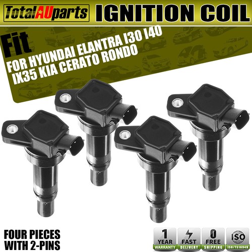 4x Ignition Coils Pack for Hyundai Elantra Kia Cerato Rondo i30 ix35 1