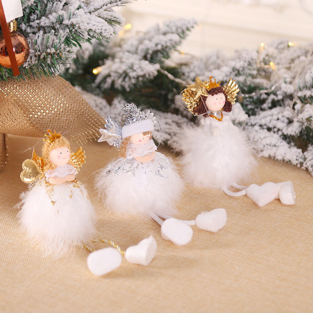 3pcs Ornament Star Angel Adorable Love Heart Craft Party Supplies