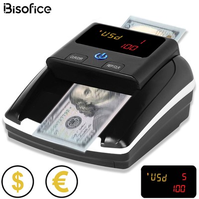 BISOFICE Counterfeit Bill Detector Money Counter for Businesses Stores Shop C6H4