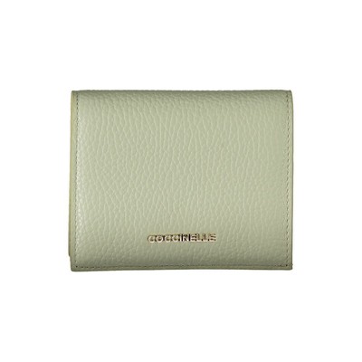 Coccinelle Green Leather Women's Wallet Authentic