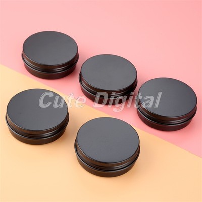 5pcs Cosmetic Empty Jar Pot Cream Lip Balm Bottle Container Tin Case 60ml/100ml