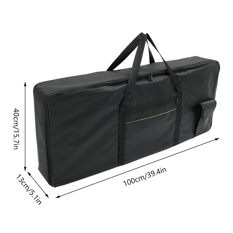 Portable 61-Key Keyboard Electric Piano Padded Case Gig Bag Oxford Cloth sk .c