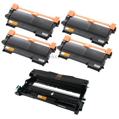 4 Toner+Trommel für Brother TN2220 DR2200 HL2240 HL2250DN MFC7360N MFC7460DN