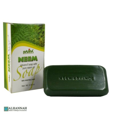 Madina Neem Advance Bath Soap Herbal Natural 100% Vegetable  Organic 4.4oz NEW
