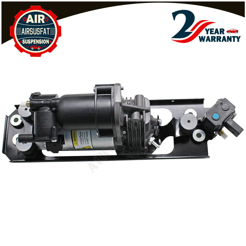 Air Suspension Compressor Pump w/ Bracket & Solenoid For BMW 5 Series E61 535xi