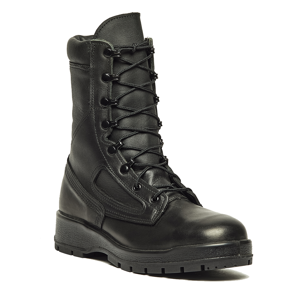 Pre-owned Belleville F495 St / Navy Female General Purpose Steel Toe Boot In Blue