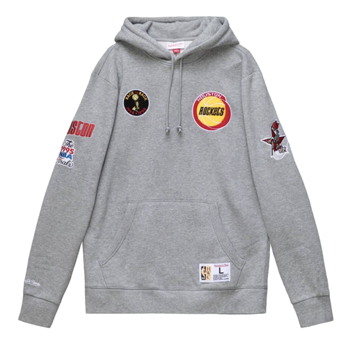 

Mitchell - Ness Champ City Houston Rockets Pullover Hoodie Mens Grey Casual Oute