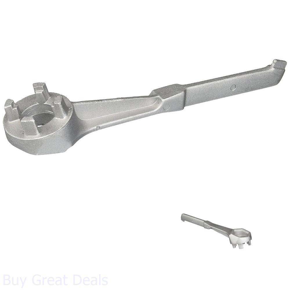 Drum Bung Wrench Lightweight Aluminum Barrel Opener Tool NonSparking