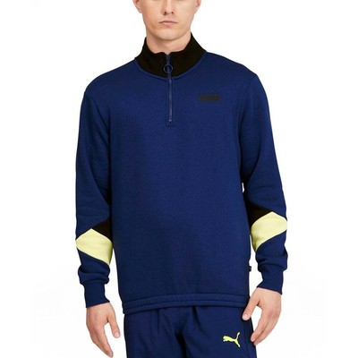 

Мужская синяя повседневная спортивная верхняя одежда Puma Rebel Half Zip Fl Us 589168-12, Синий, Puma Rebel Half Zip Fl Us
