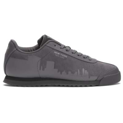 Puma Roma Skyline Flagship Мужские серые кроссовки на шнуровке Повседневная обувь 37243302