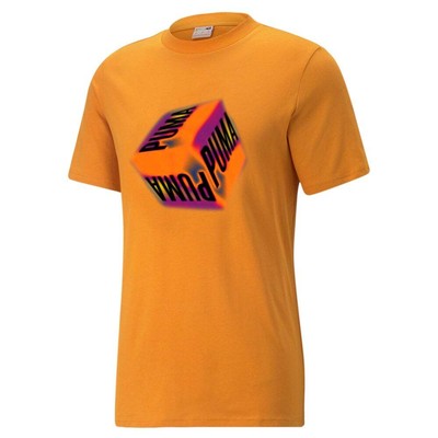 

Puma Swxp Graphic Crew Neck Short Sleeve TShirt Mens Size  Athletic Casual Top, Оранжевый, Puma Swxp Graphic Crew Neck Short Sleeve TShirt