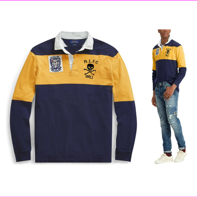 polo ralph lauren classic fit cotton rugby shirt