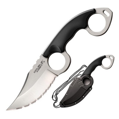Cold Steel Double Agent II 7.625'' Fixed Knife Neck Chain - 39FNS