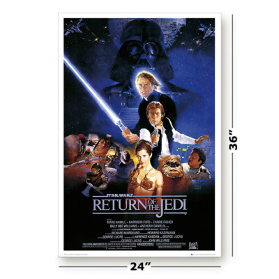 STAR WARS: EPISODE I-VI - 6 PIECE MOVIE POSTER SET (REGULARS 2) (24 X 36" EACH)