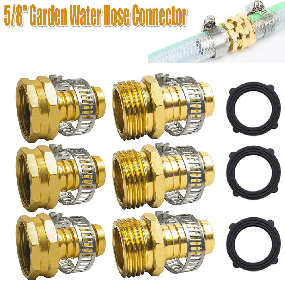 Repair Connector Hose Fitting End Mender Repair Kit With Clam