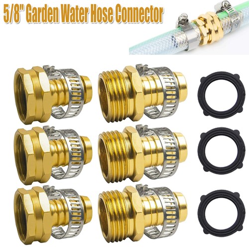 Repair Connector Hose Fitting End Mender Repair Kit With Clamps