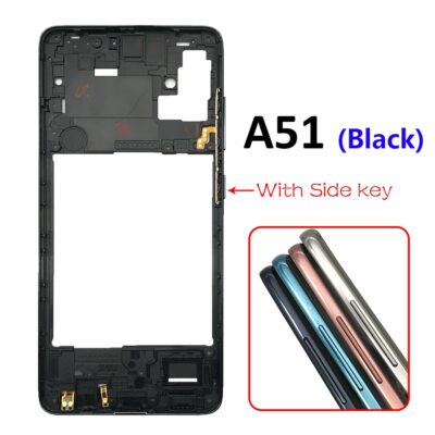 For Samsung Galaxy A51 A71 A20 A50 Housing Middle Frame Bezel Middle Plate Cover