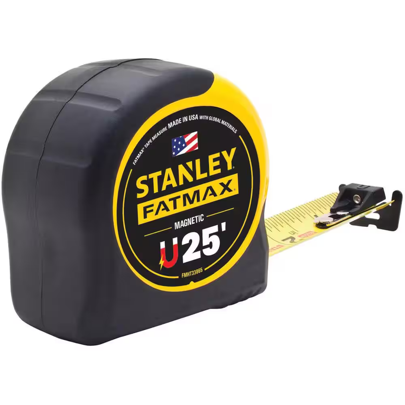 Stanley Fatmax Tape Measure 25 Ft Magnetic Measuring Tape Heavy Duty Tool