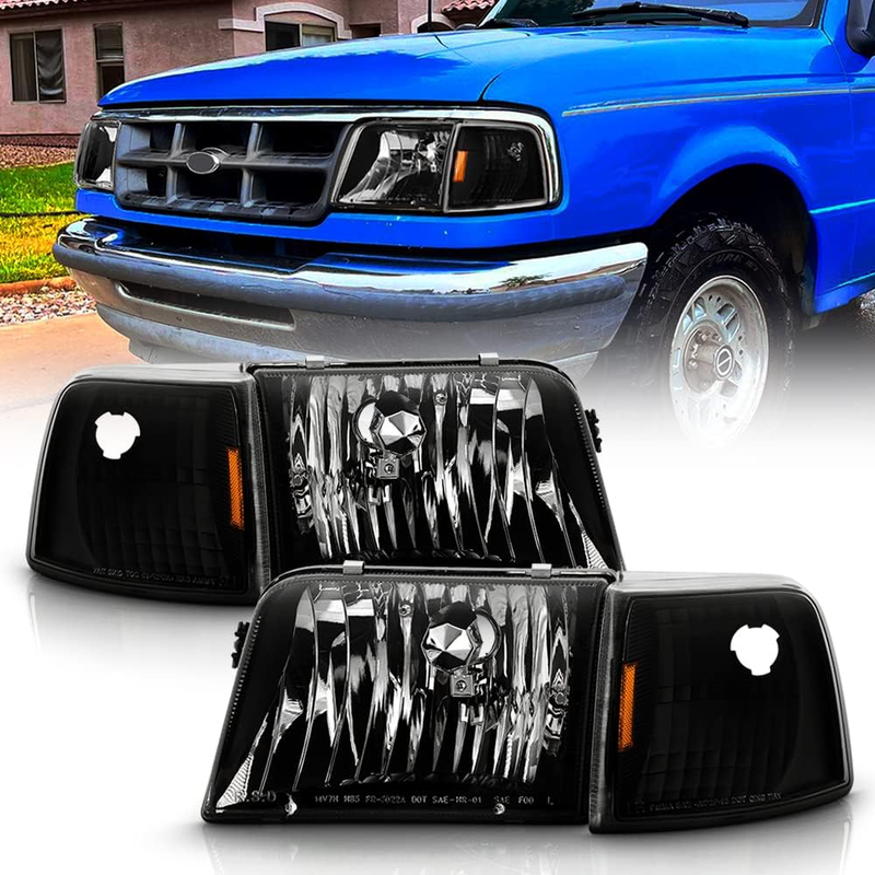 Headlights Corner Turn Signal Driver Passenger Side for 1993-1997 Ford Ranger