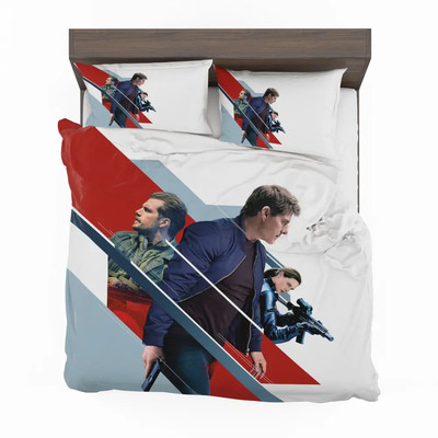 Mission Impossible Fallout Movie Quilt Duvet Cover Set King Kids Single