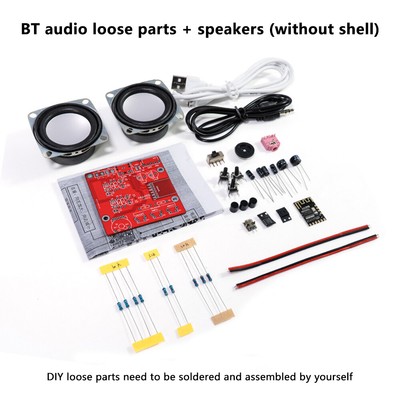 DIY Bluetooth Speaker Kit Stereo Amplifier Sound Circuit Board Component Welding
