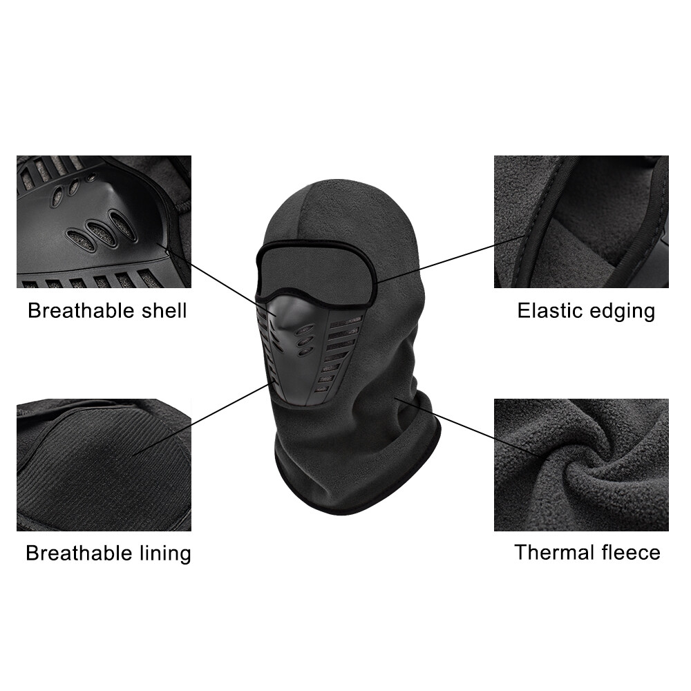 Balaclava Skiing Mask for Cold Weather Windproof Full Face Mask Fleece Snow Gear