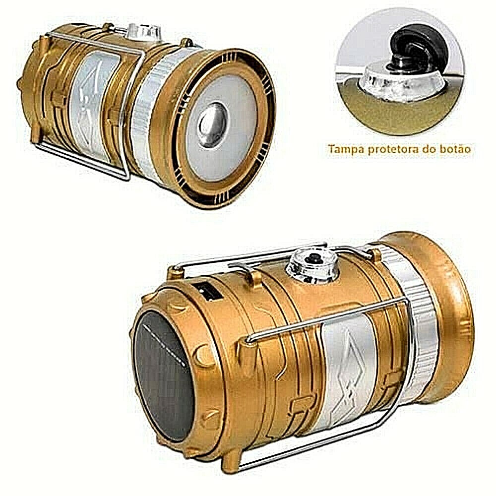Lampada Lanterna JY-5700T Usb Energia Solare Batteria Ricaricabile Campeggio sus 1
