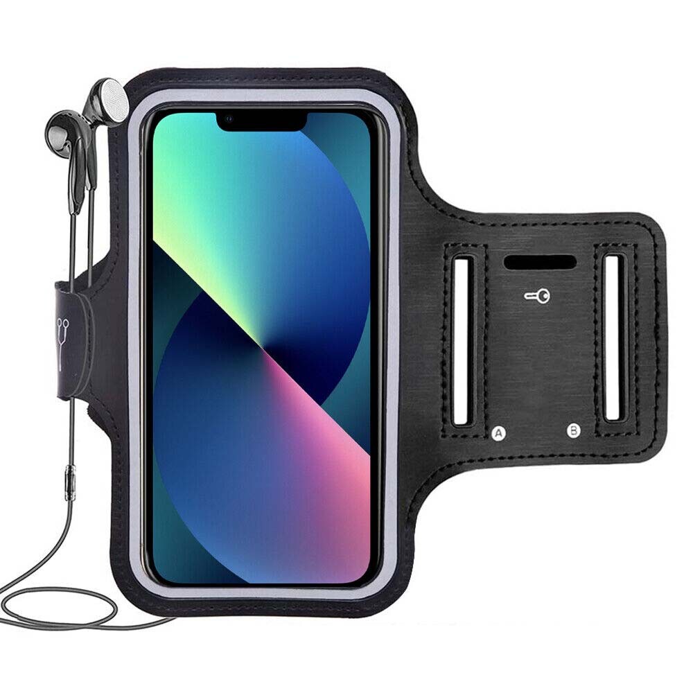For iPhone 15/14/13 Pro Max Holder Armband Case Sports Running Exercise Arm Band
