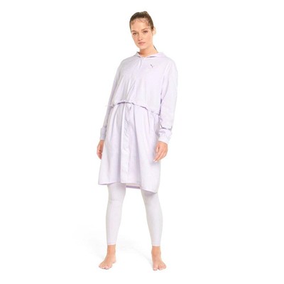 

Puma Studio Convertible Flow Jacket Womens Size  Пальто Куртки Верхняя одежда 5215, Фиолетовый, Puma Studio Convertible Flow Jacket