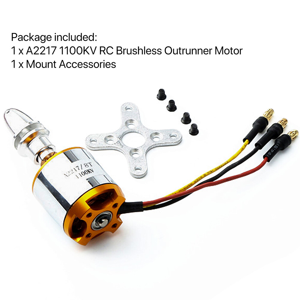 Quadcopter 1100KV RC Brushless Motor for 4 Axis RC Fixed Wing Plane Helicopter