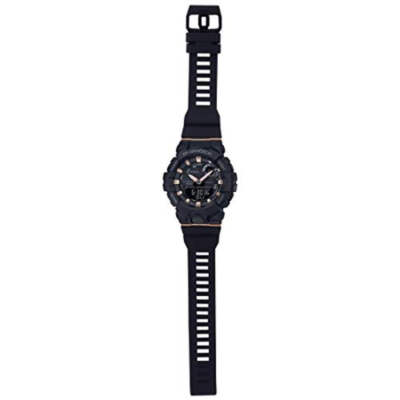 Pre-owned Casio G-shock S-series Analog-digital Black Dial Women's Watch-gma-b800-1adr