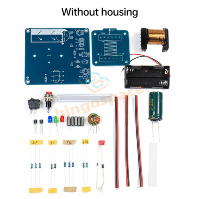 DIY Electric Magnetic Transmitter Kit Soldering Learn Electronics Kit + Case