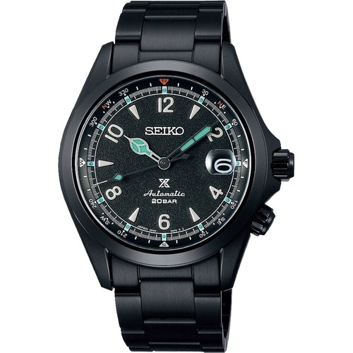 Pre-owned Seiko Prospex Spb337j1 Alpinist Limited Edition Night Black Series Watch