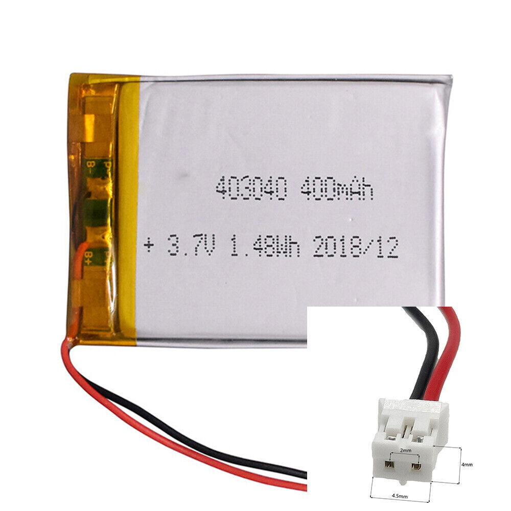 Rechargeable 3.7V 450Mah 403040  Polymer Ion Battery For MP2