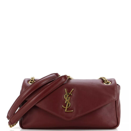 NEW! Authentic YSL Saint Laurent Joan Y Quilted Leather Flap NEW! Authentic YSL Saint Laurent Joan Y Quilted Leather Flap