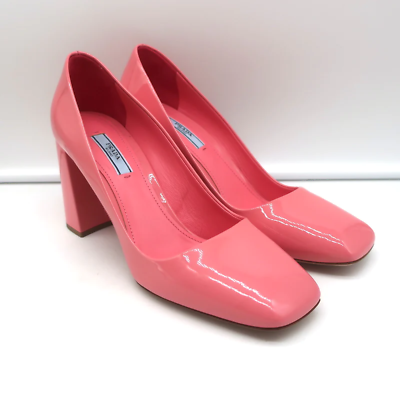 Prada square toe clearance pumps